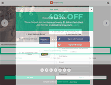 Tablet Screenshot of coupontrendy.com
